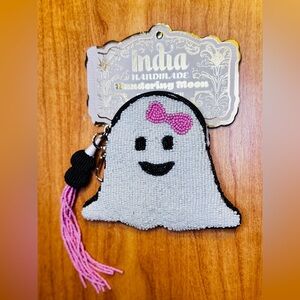 Spooky Cute Beaded Ghost Coin Purse Pouch – Wandering Moon Handmade